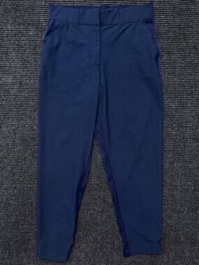 Nike Women’s Medium Dri-FIT Golf Pants Navy Blue Tapered Stretch DO6785-451